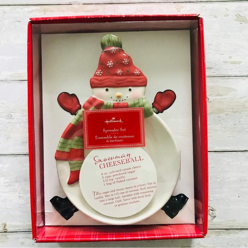 Vintage Hallmark Serving Dish & Spreader Set